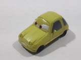 Disney Pixar Cars Acer Lime Yellow Plastic Die Cast Toy Car Vehicle