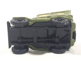 Disney Pixar Jeep Army Green PVC Hard Rubber Die Cast Toy Car Vehicle