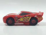 DecoPac Disney Pixar Cars #95 Lightning McQueen Red Plastic Die Cast Toy Car Vehicle