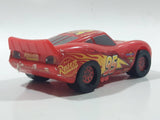 DecoPac Disney Pixar Cars #95 Lightning McQueen Red Plastic Die Cast Toy Car Vehicle
