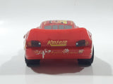 DecoPac Disney Pixar Cars #95 Lightning McQueen Red Plastic Die Cast Toy Car Vehicle