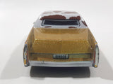 Disney Pixar Cars Cadillac Coupe de Ville Gold with Brown and White Cow Print Roof Die Cast Toy Car Vehicle