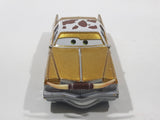 Disney Pixar Cars Cadillac Coupe de Ville Gold with Brown and White Cow Print Roof Die Cast Toy Car Vehicle