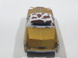 Disney Pixar Cars Cadillac Coupe de Ville Gold with Brown and White Cow Print Roof Die Cast Toy Car Vehicle