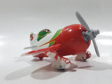 Mattel Disney Pixar Planes #5 Propeller Airplane El Chupacabra White Red Green Die Cast Toy Aircraft Vehicle X9463