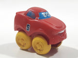 Hasbro Lil Chuck & Friends #9 Red Miniature Plastic Die Cast Toy Car Vehicle