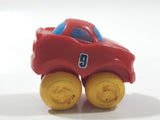 Hasbro Lil Chuck & Friends #9 Red Miniature Plastic Die Cast Toy Car Vehicle