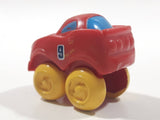 Hasbro Lil Chuck & Friends #9 Red Miniature Plastic Die Cast Toy Car Vehicle