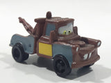Disney Pixar Cars Tow Mater Brown Tow Truck Mini PVC Hard Rubber Toy Car Vehicle