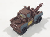 Disney Pixar Cars Tow Mater Brown Tow Truck Mini PVC Hard Rubber Toy Car Vehicle