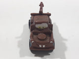Disney Pixar Cars Tow Mater Brown Tow Truck Mini PVC Hard Rubber Toy Car Vehicle