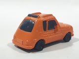Disney Pixar Cars Orange Hatchback Mini PVC Hard Rubber Toy Car Vehicle