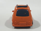 Disney Pixar Cars Orange Hatchback Mini PVC Hard Rubber Toy Car Vehicle