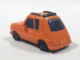 Disney Pixar Cars Orange Hatchback Mini PVC Hard Rubber Toy Car Vehicle