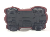 Disney Pixar Maroon Dark Red Brown Miniature PVC Hard Rubber Toy Car Vehicle