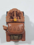 Disney Pixar Cars Tow Mater Deputy Police Cop Tow Truck Brown Plastic Die Cast Toy Car Vehicle - Broken Mirrors