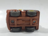 Disney Pixar Cars Tow Mater Deputy Police Cop Tow Truck Brown Plastic Die Cast Toy Car Vehicle - Broken Mirrors