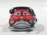 Disney Pixar Cars #95 Hudson Hornet with Headphones Red Plastic Die Cast Toy Car Vehicle