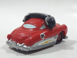 Disney Pixar Cars #95 Hudson Hornet with Headphones Red Plastic Die Cast Toy Car Vehicle
