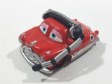 Disney Pixar Cars #95 Hudson Hornet with Headphones Red Plastic Die Cast Toy Car Vehicle