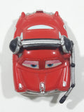 Disney Pixar Cars #95 Hudson Hornet with Headphones Red Plastic Die Cast Toy Car Vehicle