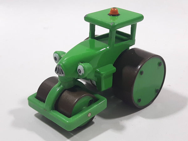 Learning Curve Bob The Builder Roley Steam Roller Green Die Cast Toy Car Vehicle Magnet Hitch