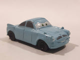 Disney Pixar Cars Light Blue Green Car Mini PVC Hard Rubber Toy Car Vehicle