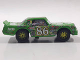 Disney Pixar Cars Chick Hicks HTB Hostile Takeover Bank #86 Green Plastic Die Cast Toy Car Vehicle