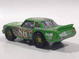 Disney Pixar Cars Chick Hicks HTB Hostile Takeover Bank #86 Green Plastic Die Cast Toy Car Vehicle