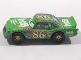 Disney Pixar Cars Chick Hicks HTB Hostile Takeover Bank #86 Green Plastic Die Cast Toy Car Vehicle