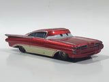 Disney Pixar Cars Chevrolet Impala Lightning Ramone Metallic Red Plastic Die Cast Toy Car Vehicle