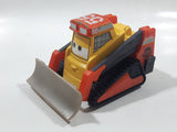 Disney Pixar Planes Fire and Rescue Avalanche Yellow Orange Black #55 Plastic Die Cast Toy Car Construction Vehicle