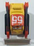 Disney Pixar Planes Fire and Rescue Avalanche Yellow Orange Black #55 Plastic Die Cast Toy Car Construction Vehicle