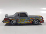 Disney Pixar Cars Darrel Cartrip #17 Monte Carlo Silver Grey with Flames Die Cast Toy Car Vehicle