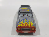 Disney Pixar Cars Darrel Cartrip #17 Monte Carlo Silver Grey with Flames Die Cast Toy Car Vehicle