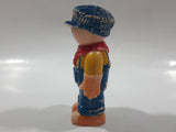 Hard to Find Lionel Style Train Conductor 3 3/4" Tall Plastic Toy Figure