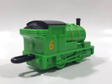 2000 JGI Subway The Magic Railroad Company Thomas The Train Engine Locomotive #6 Percy Green Plastic Toy Vehicle
