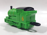 2000 JGI Subway The Magic Railroad Company Thomas The Train Engine Locomotive #6 Percy Green Plastic Toy Vehicle