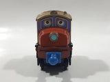 2010 Ludorum Learning Curve Chuggington Hodge Train Engine Locomotive Brown Mixed Color Die Cast Toy Vehicle