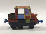 2010 Ludorum Learning Curve Chuggington Hodge Train Engine Locomotive Brown Mixed Color Die Cast Toy Vehicle