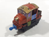 2010 Ludorum Learning Curve Chuggington Hodge Train Engine Locomotive Brown Mixed Color Die Cast Toy Vehicle