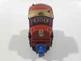 2010 Ludorum Learning Curve Chuggington Hodge Train Engine Locomotive Brown Mixed Color Die Cast Toy Vehicle