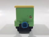 2010 Ludorum Learning Curve Chuggington Refrigerated Food Car Green Die Cast Toy Vehicle with Sliding Side Door