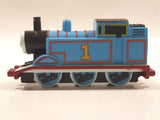 2001 DecoPac Thomas & Friends #1 Thomas The Tank Engine 4" Long PVC Hard Rubber Toy Vehicle