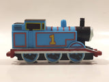 2001 DecoPac Thomas & Friends #1 Thomas The Tank Engine 4" Long PVC Hard Rubber Toy Vehicle