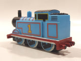 2001 DecoPac Thomas & Friends #1 Thomas The Tank Engine 4" Long PVC Hard Rubber Toy Vehicle
