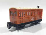 1992 Bandai Thomas & Friends Annie Brown Passenger Train Car Plastic Toy Vehicle Magnetic