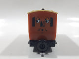 1992 Bandai Thomas & Friends Annie Brown Passenger Train Car Plastic Toy Vehicle Magnetic
