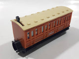 1992 Bandai Thomas & Friends Annie Brown Passenger Train Car Plastic Toy Vehicle Magnetic