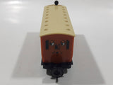1992 Bandai Thomas & Friends Annie Brown Passenger Train Car Plastic Toy Vehicle Magnetic